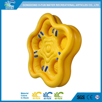 water park 5 person tube with backrest and soft seat pad 