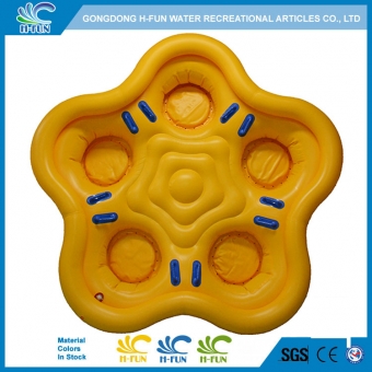 water park 5 person tube with backrest