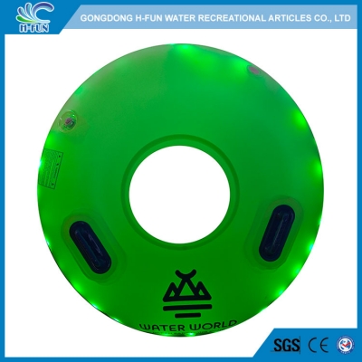 New version waterpark glowing tube with LED light 