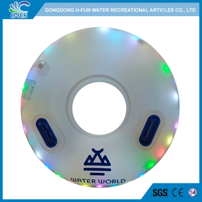New version waterpark glowing tube with LED light 