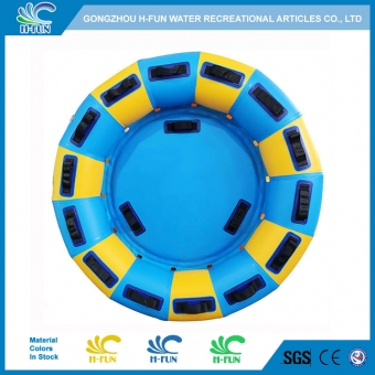 family round tube raft