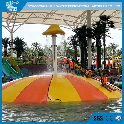 Inflatable dome water play structure with customized print 